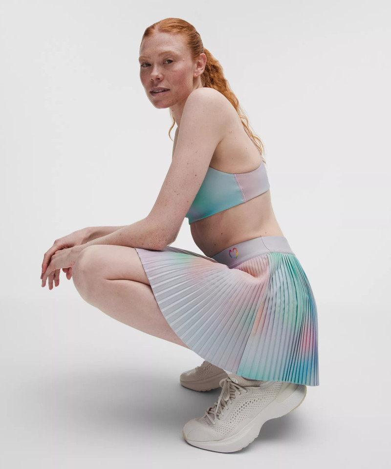 RePleat High-Rise Pleated Tennis Skirt *Pride 9