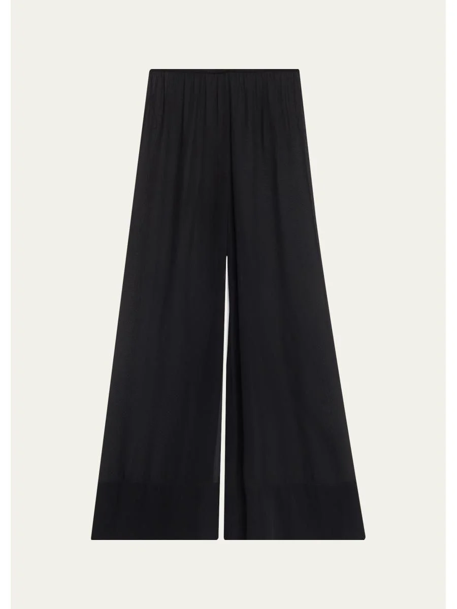 Poppy Chiffon Wide-Leg Pants - 1