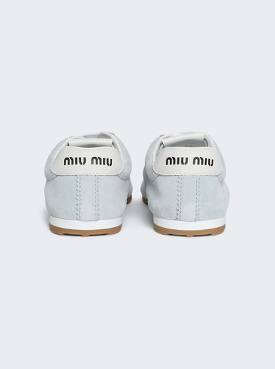 Miu Miu Low Top Sneakers Light Blue outlook