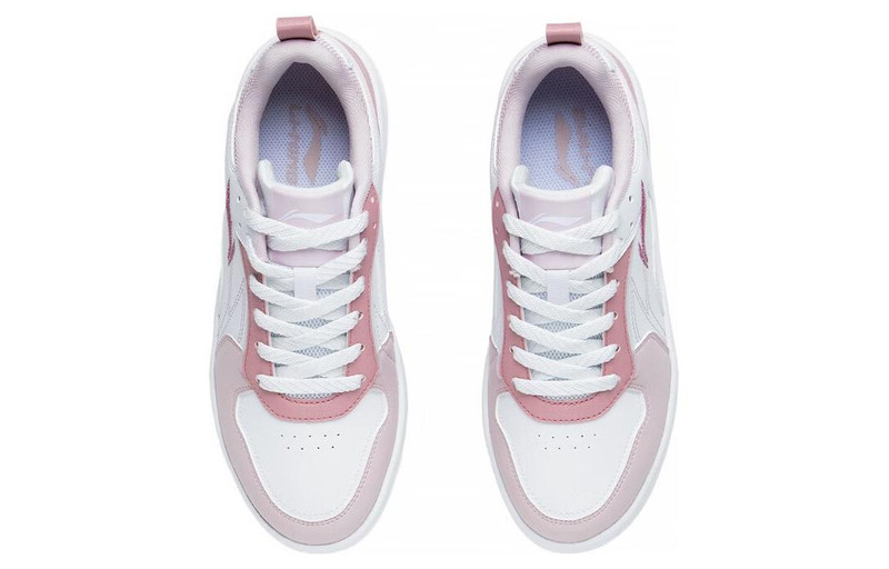 Li-Ning (WMNS) Li-Ning Xingchuan Skate Sneakers 'White Pink' AGCT148-5 outlook