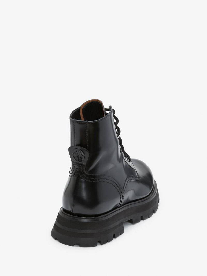 Alexander McQueen Women's Wander Boot in Black outlook