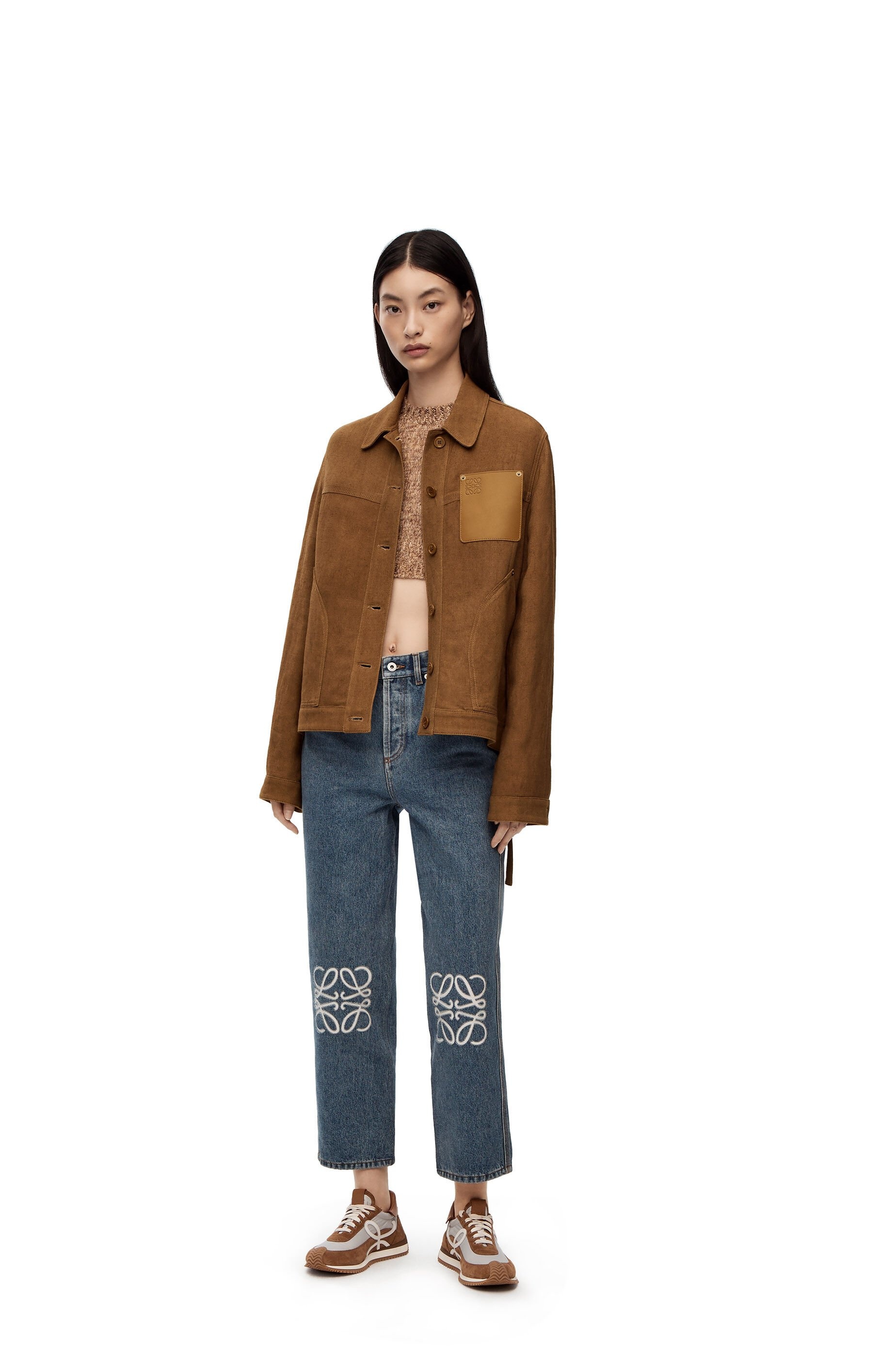 Workwear jacket in linen blend - 2