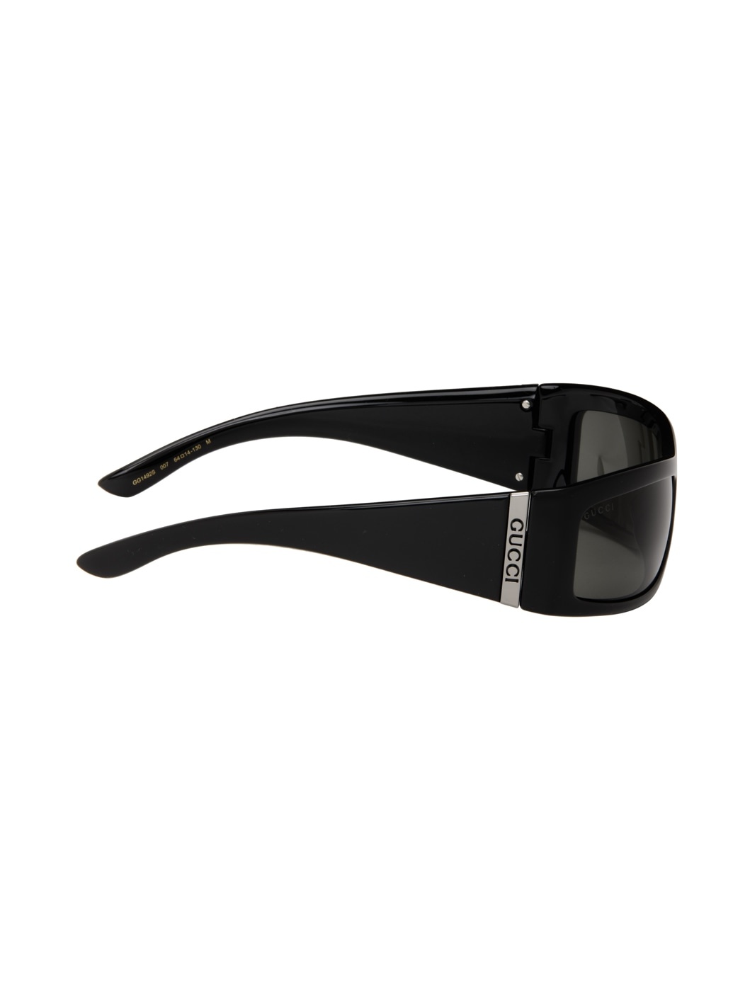 Black Rectangular Sunglasses - 2