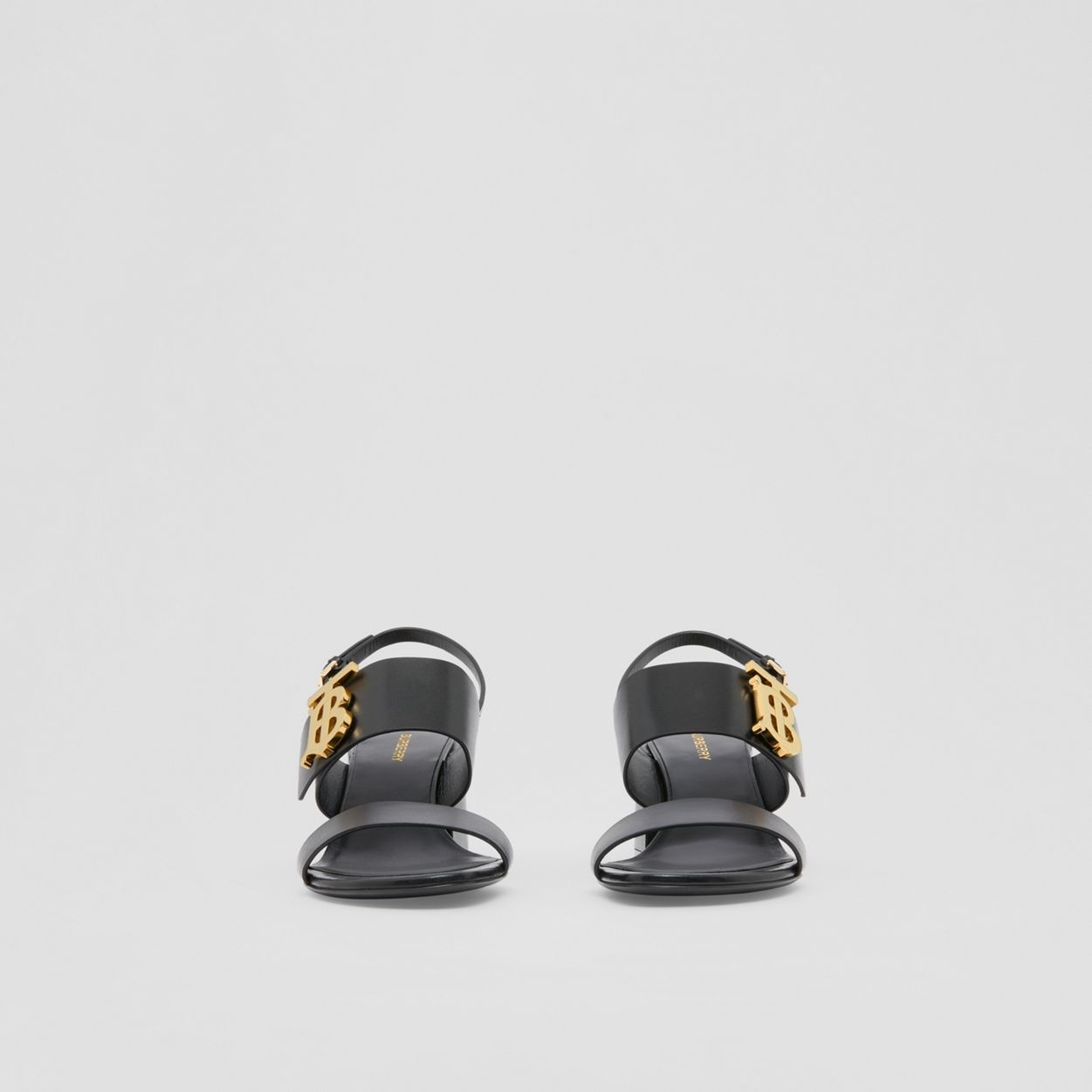 Monogram Motif Leather Block-heel Sandals - 5