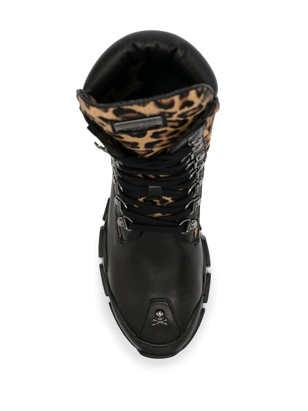 leopard print hiking boots - 4