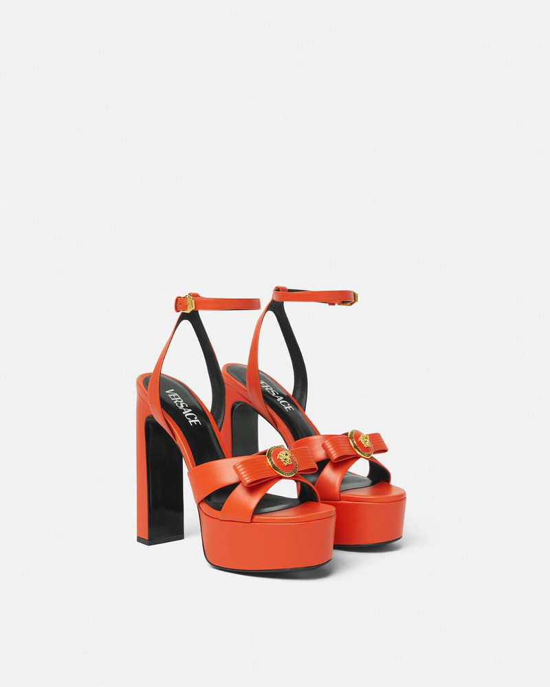 VERSACE Gianni Ribbon Sandals 140 mm outlook