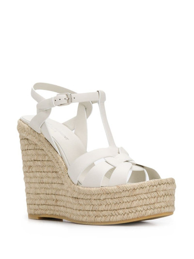 SAINT LAURENT Tribute wedge sandals outlook