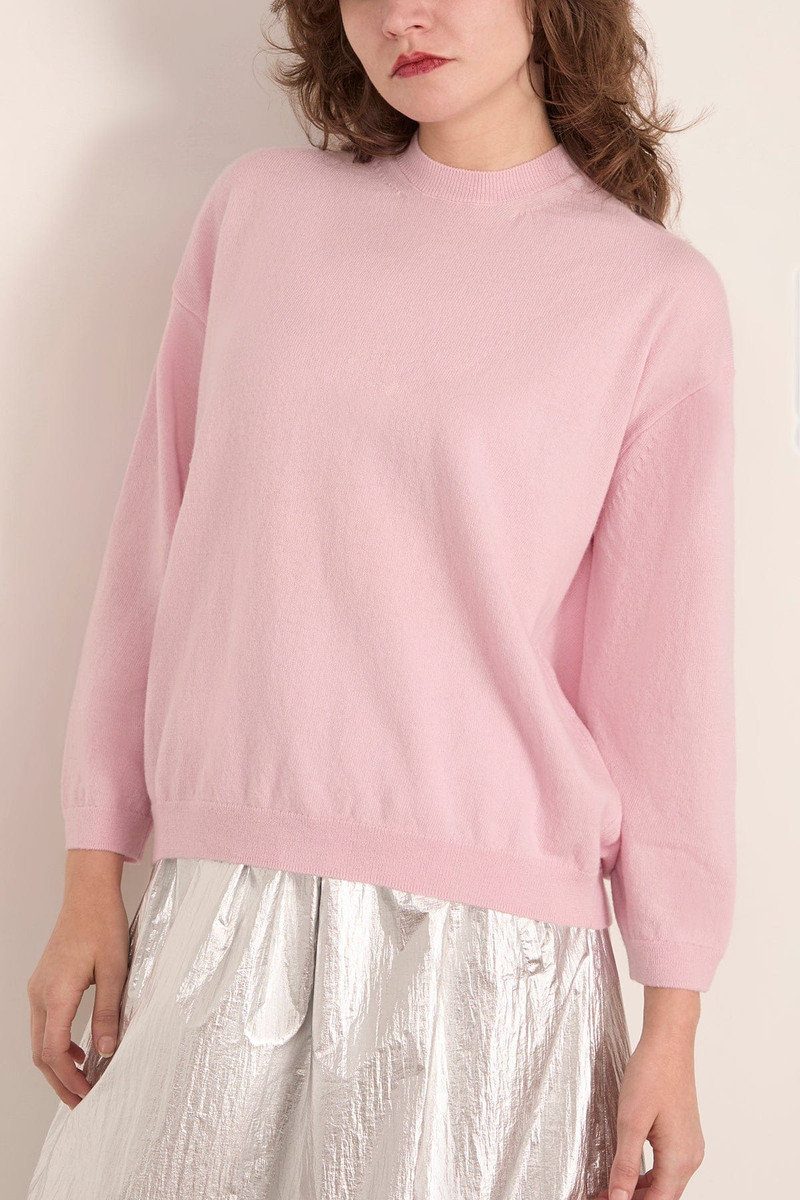 Noe Knit Sweater in Rose Pink 3