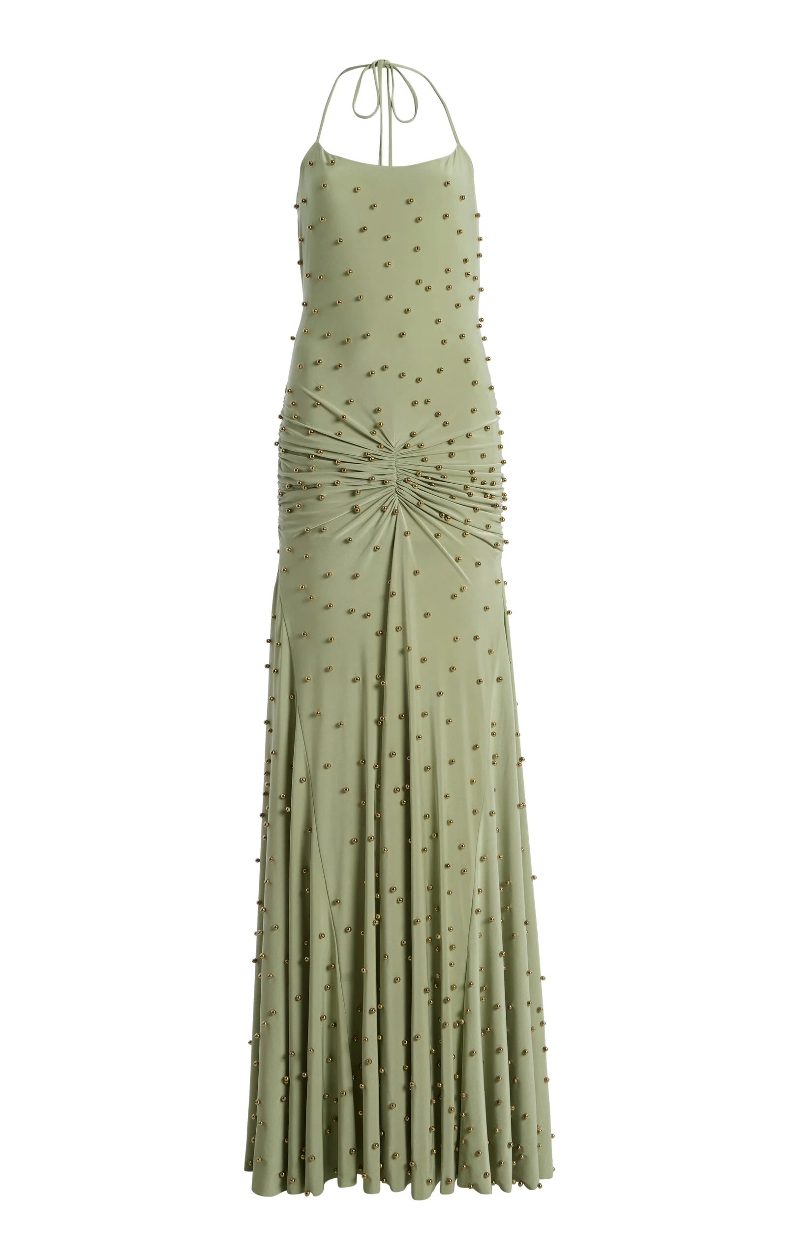 Nensi Embellished Jersey Maxi Dress green - 1