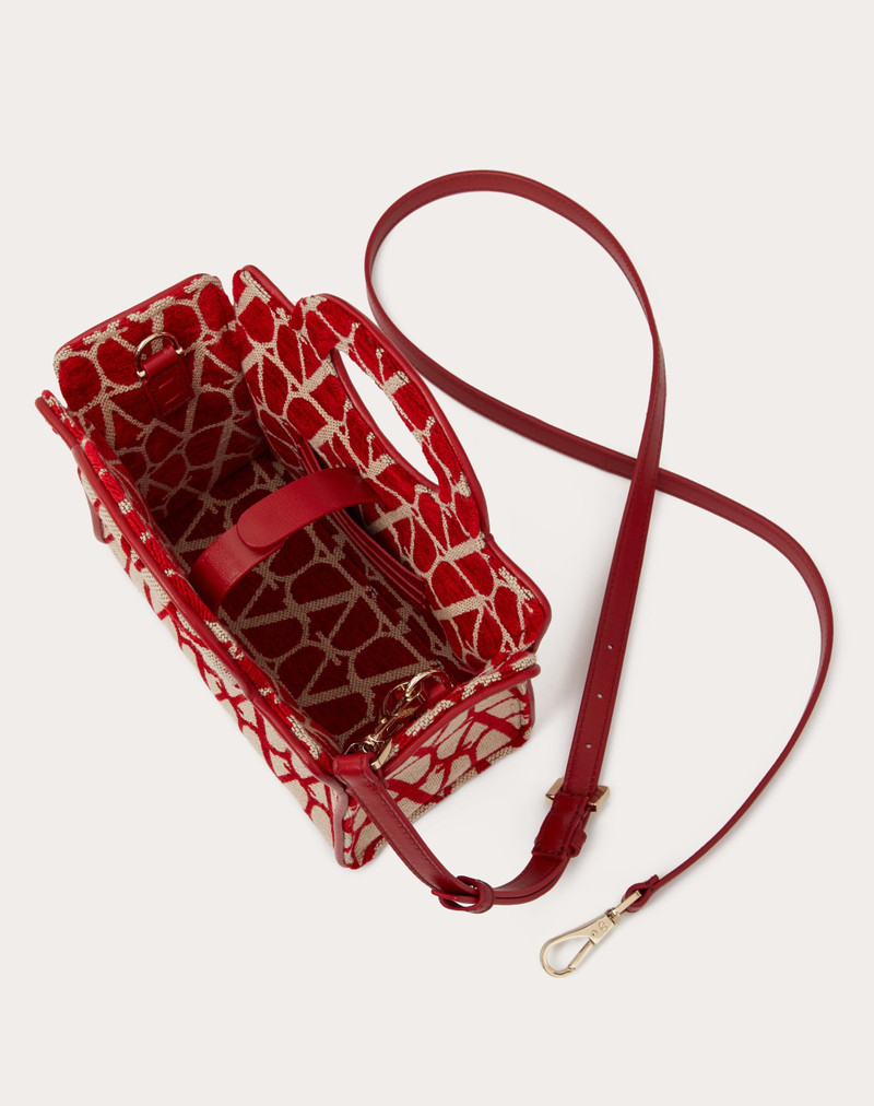 LE TROISIÈME MINI SHOPPING BAG IN TOILE ICONOGRAPHE 5