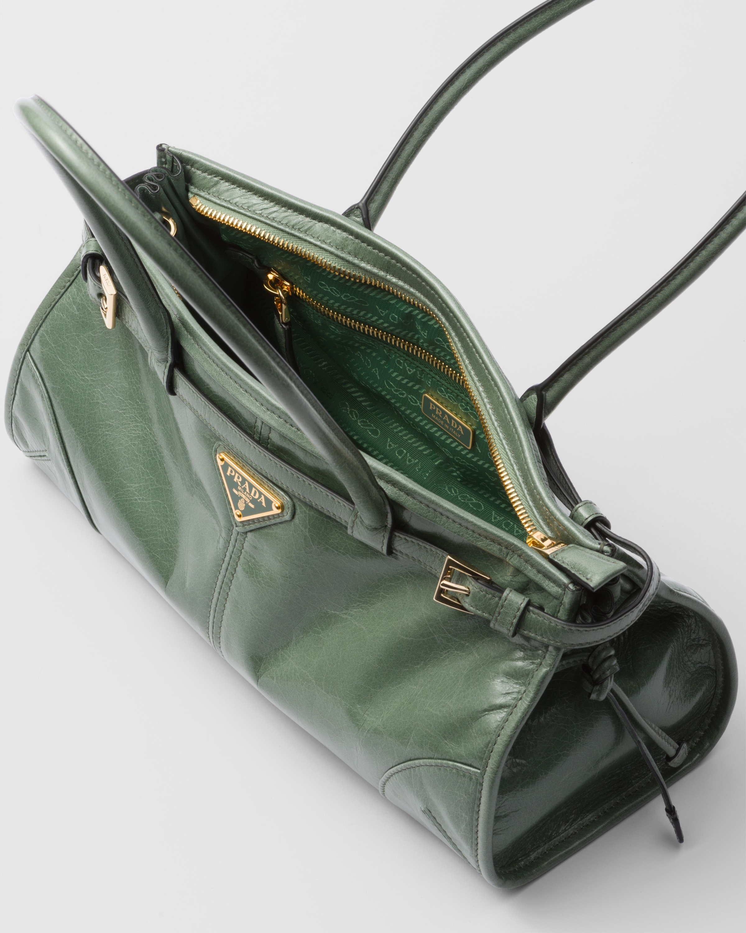 Medium leather handbag - 5