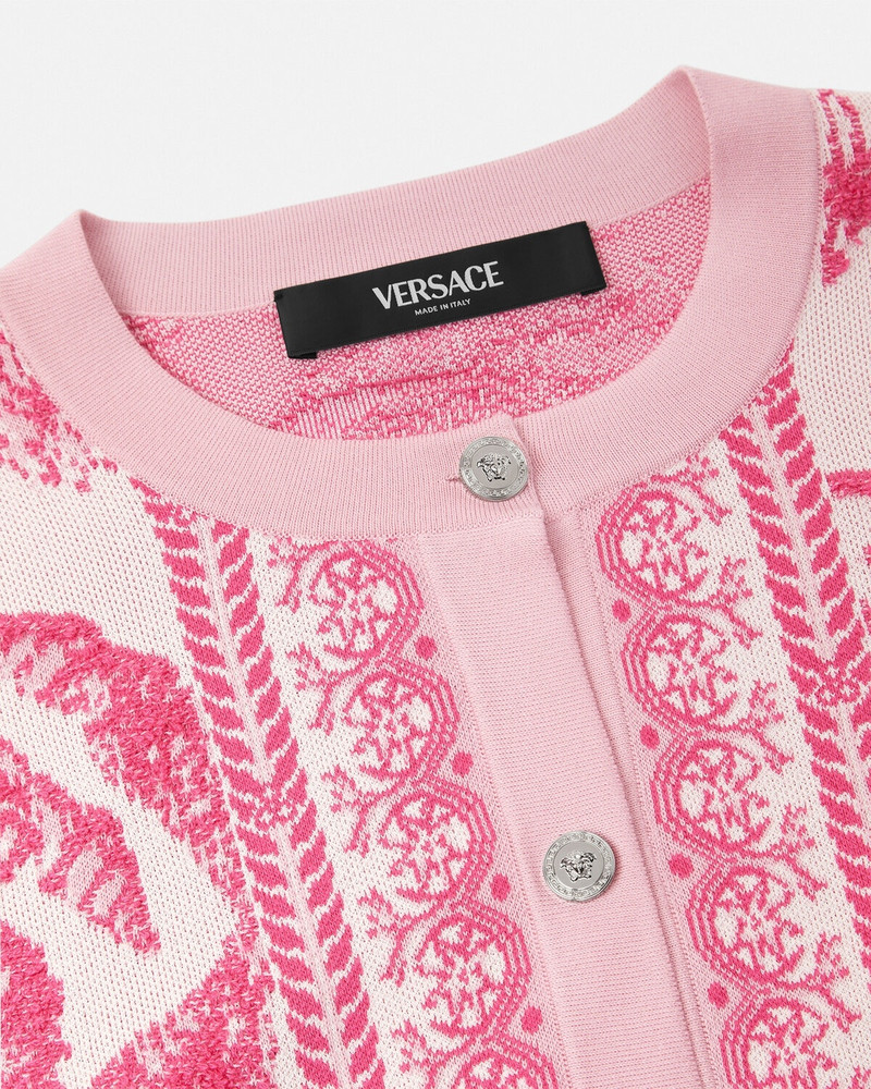 VERSACE Underwater Barocco Knit Cardigan outlook