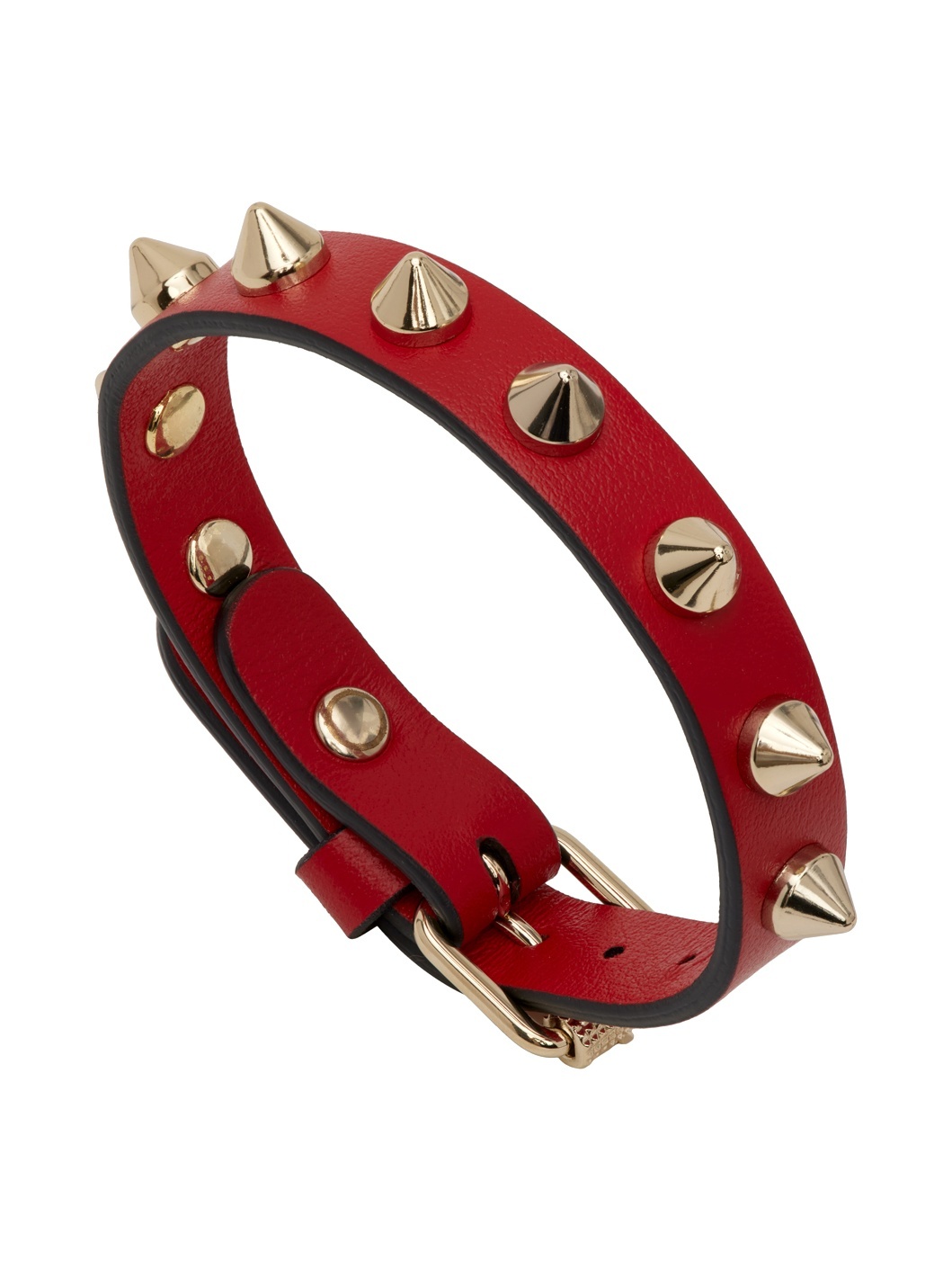 Red Loubilink Spike Bracelet - 1