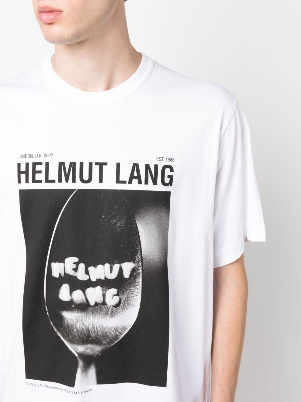 photograph-print cotton T-shirt - 5