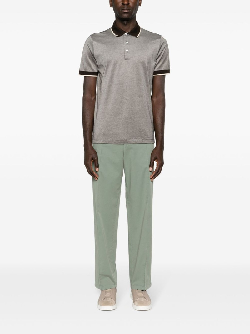 Canali drawstring-waist straight-leg trousers outlook