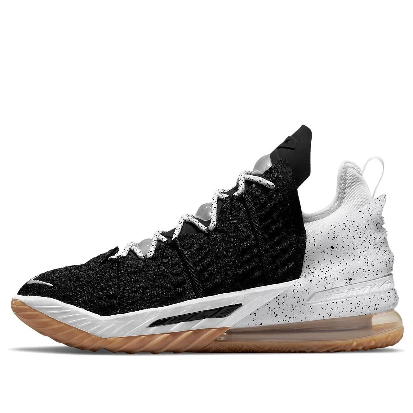Nike LeBron 18 EP 'Black White Gum' CQ9284-007 - 1