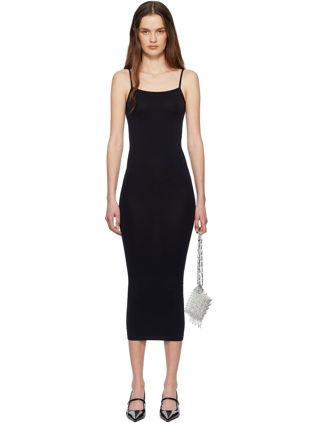 Black Strap Fatal Maxi Dress - 1