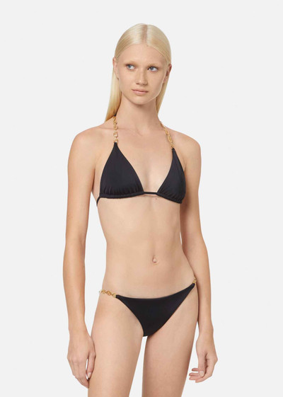 VERSACE Greca Chain Bikini Top outlook