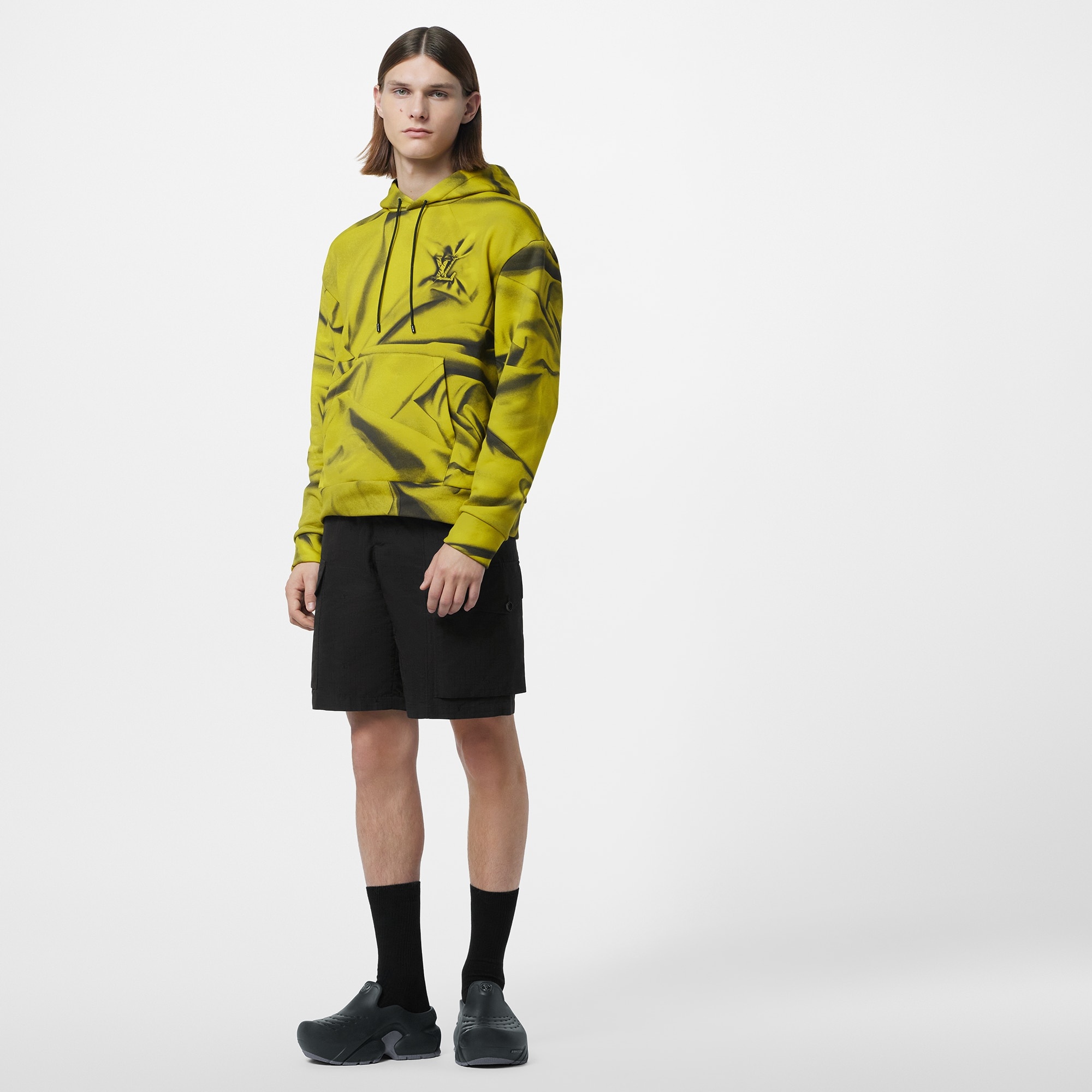 Printed Cotton-Blend Hoodie - 2
