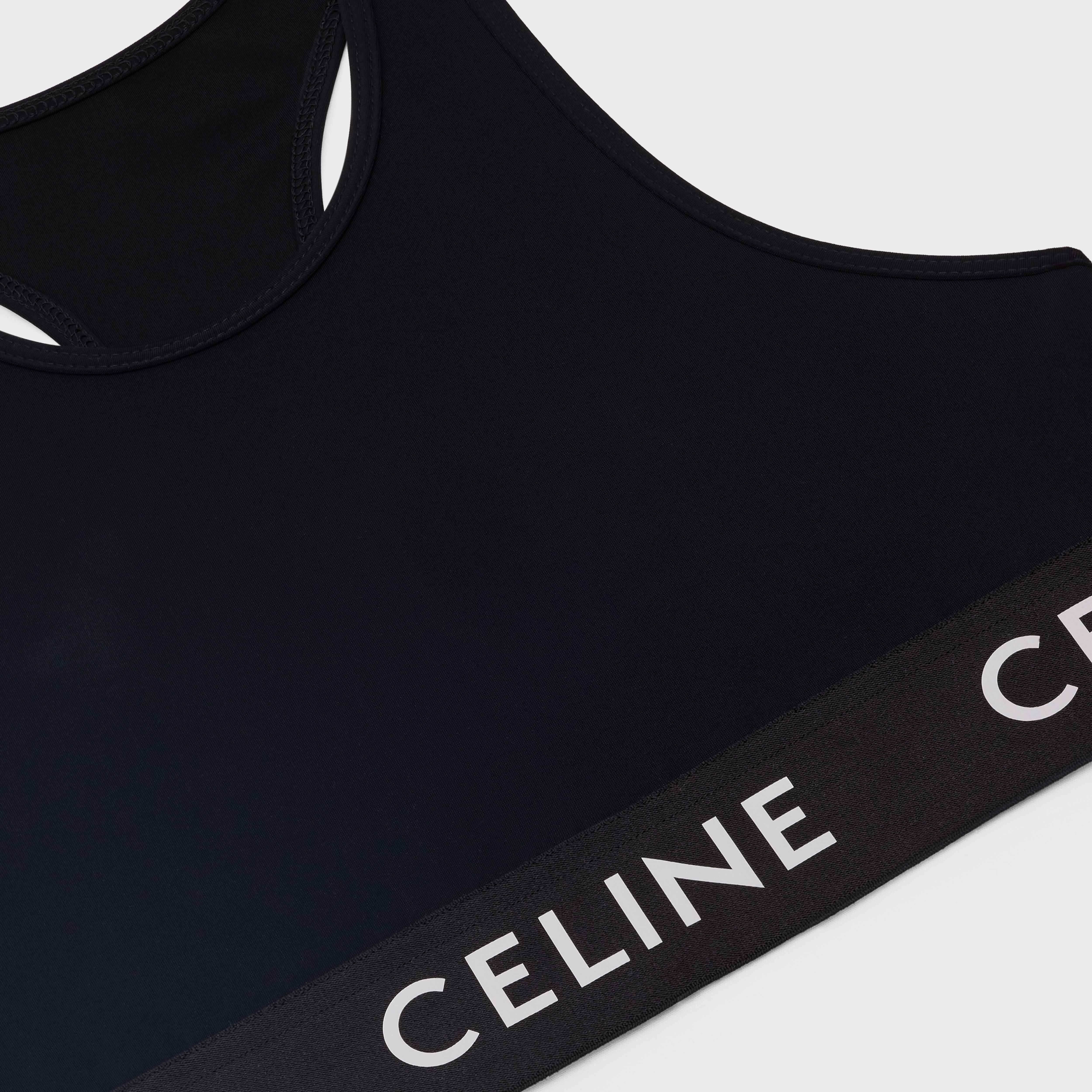 CELINE TECHNICAL JERSEY BRA TOP - 3