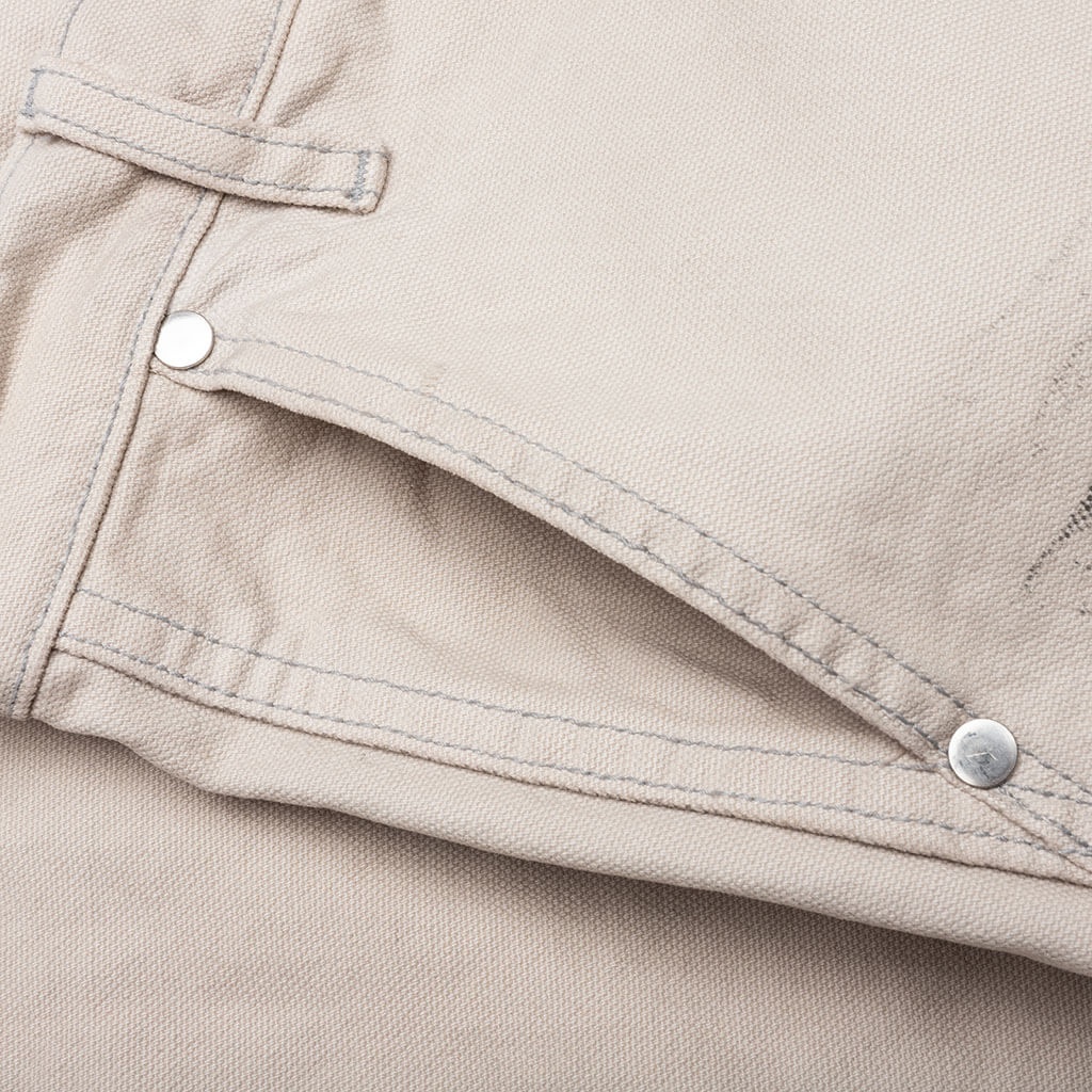 CHEVRON PAINTER PANT - ELEPHANT - 3