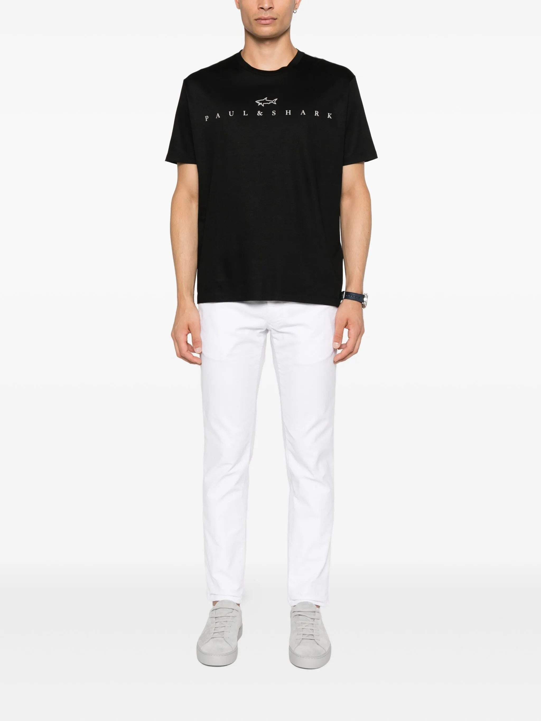 Paul & Shark Logo-detail T-shirt - 4