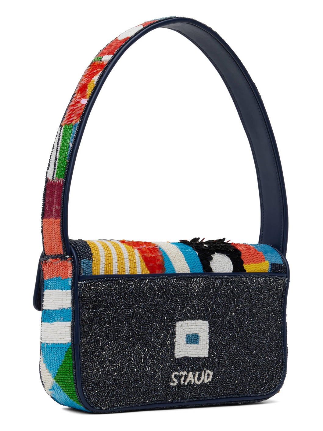 Multicolor Tommy Beaded Shoulder Bag - 3