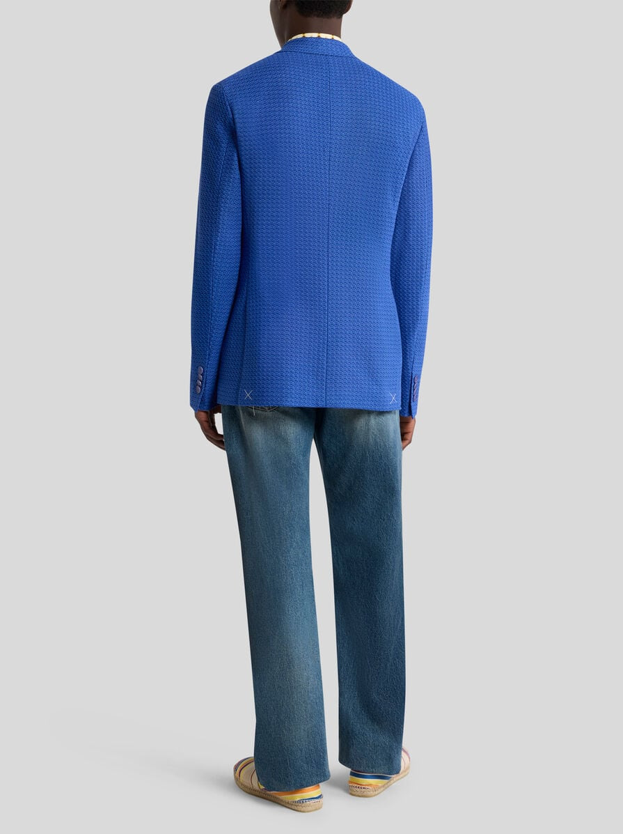 WOVEN JERSEY JACKET - 4