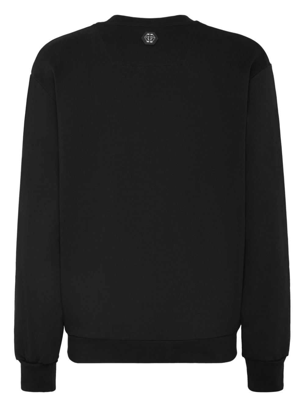 logo-embossed cotton sweatshirt - 2
