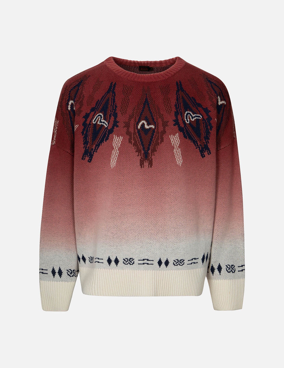 CHIMAYO TAPESTRY JACQUARD RELAX FIT KNIT SWEATER - 1