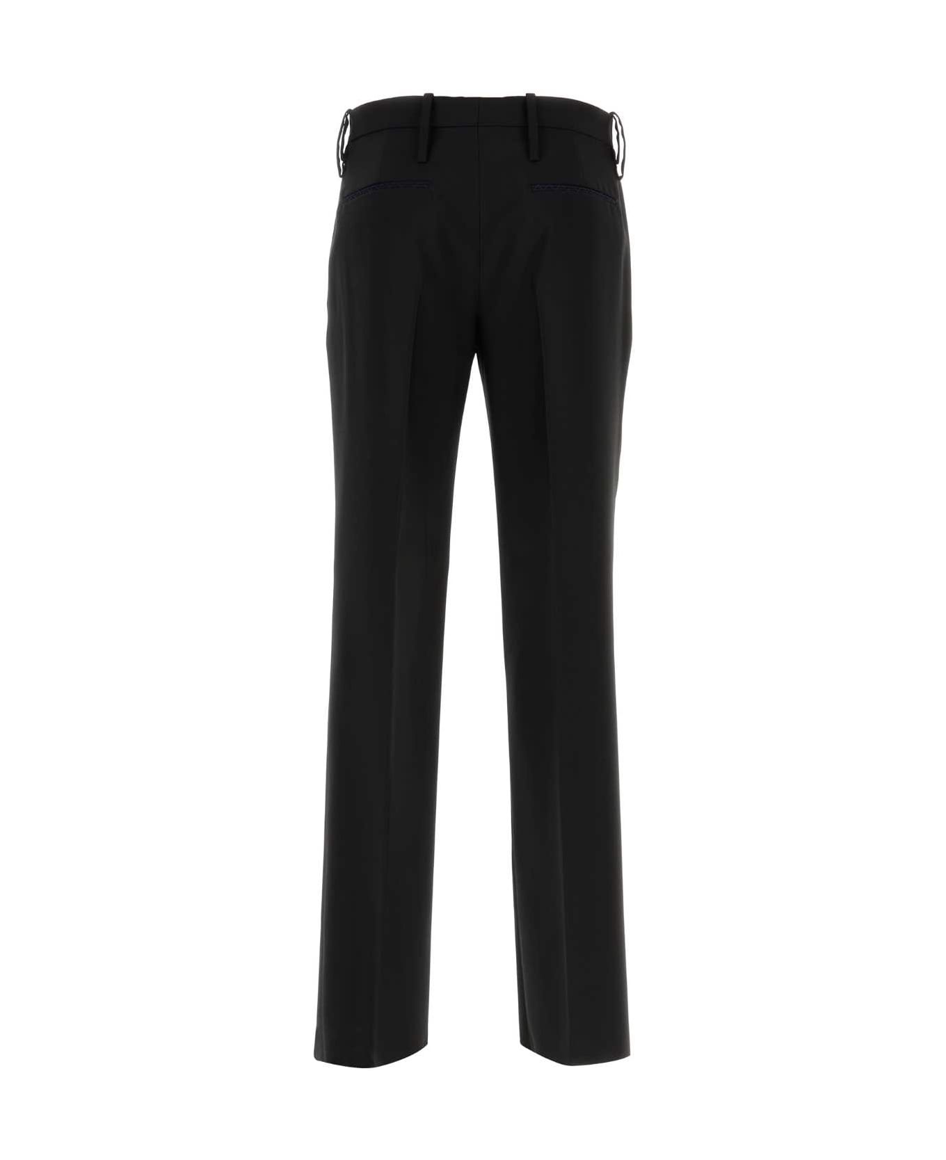 Black Wool Pant - 2