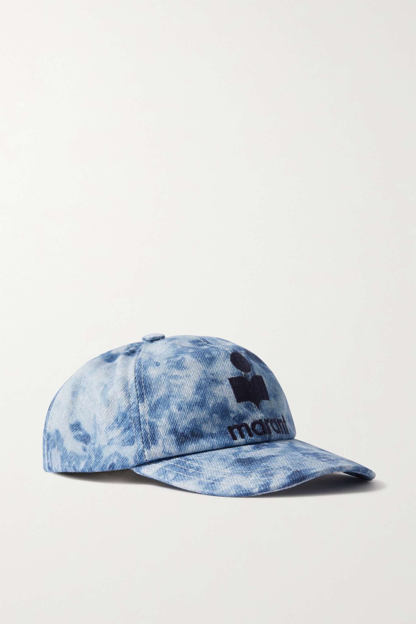 Tyron embroidered tie-dyed cotton baseball cap - 1