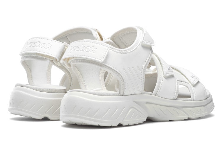 Reebok Hyperium Sandal Velcro Open Toe Flat Heel Sports White Sandals GX7848 - 5