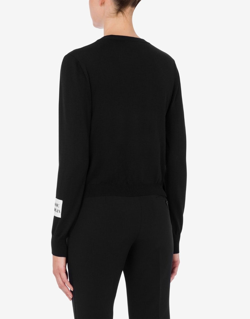 JEWELED BUTTONS COTTON KNIT CARDIGAN 3