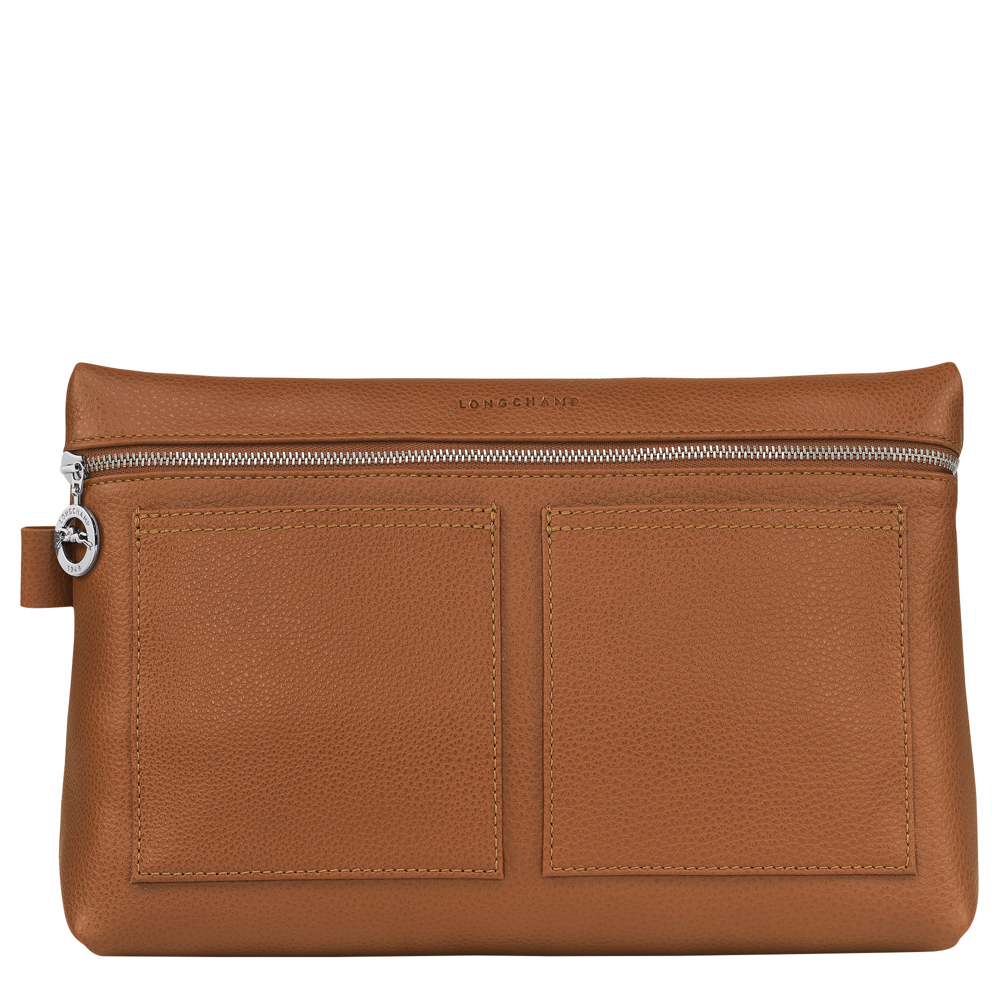 Le Foulonné Toiletry case Caramel - Leather - 1