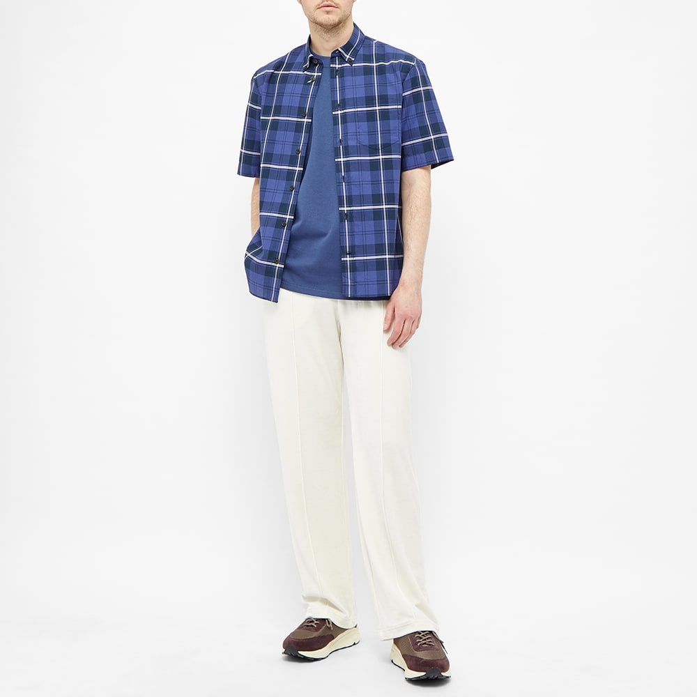 Acne Studios Short Sleeve Sarkis Waffle Check Shirt - 5