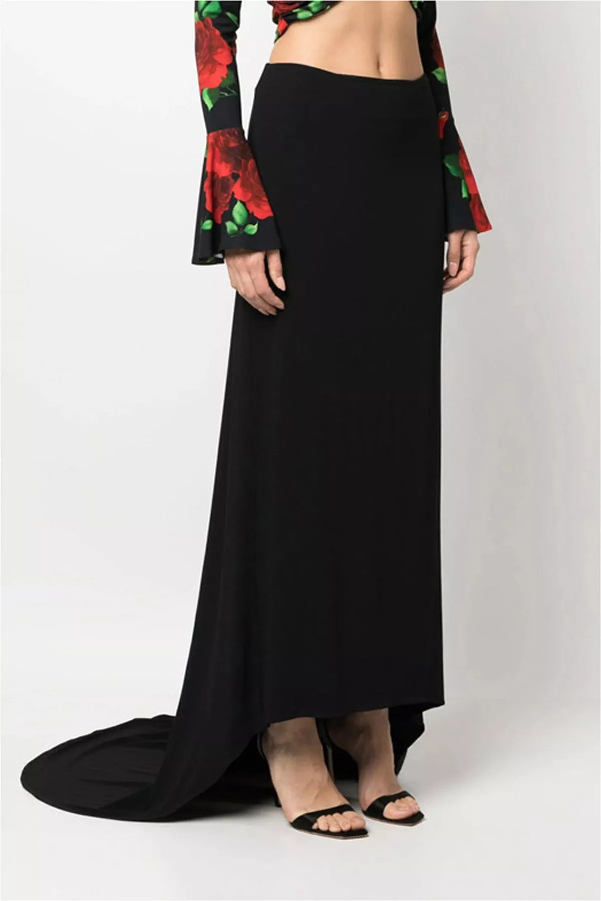 Asymmetrical long skirt - 2
