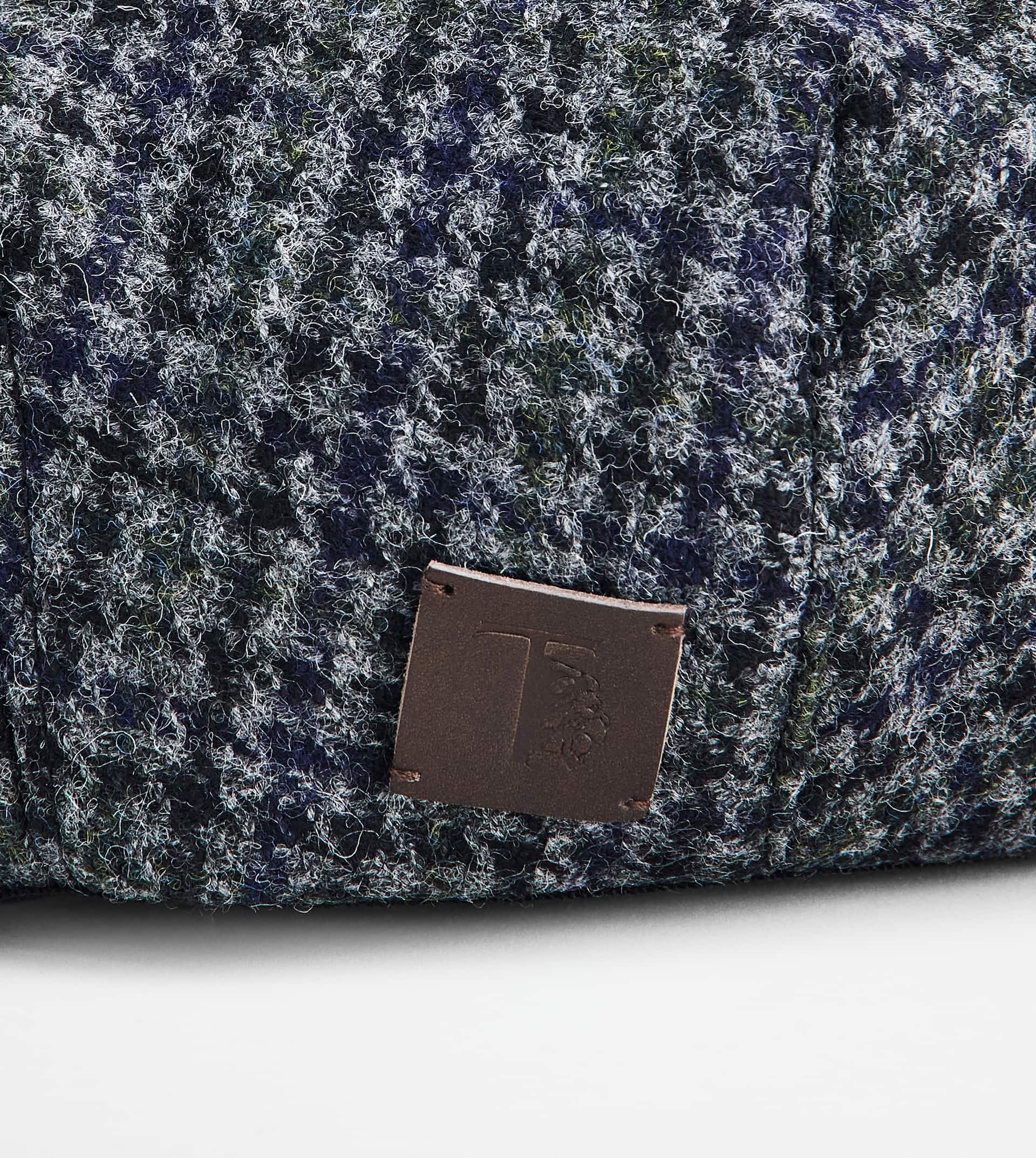 SHETLAND FLAT CAP - BLUE, GREY, GREEN - 4