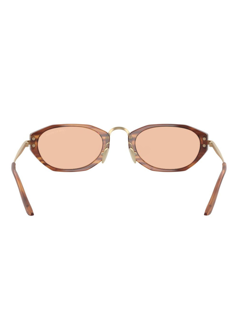 oval-frame tinted sunglasses 4