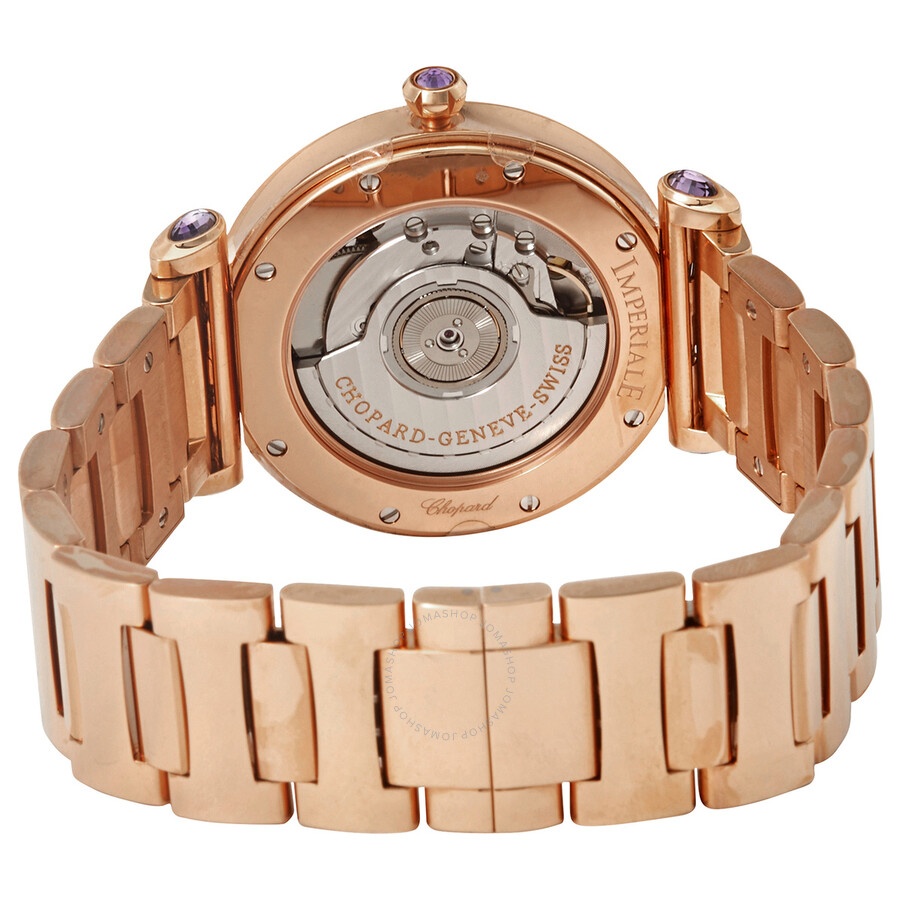 Pre-owned Chopard Imperiale Diamond Silver with Mother of Pearl Center Dial Ladies Watch 384822-5004 - 3