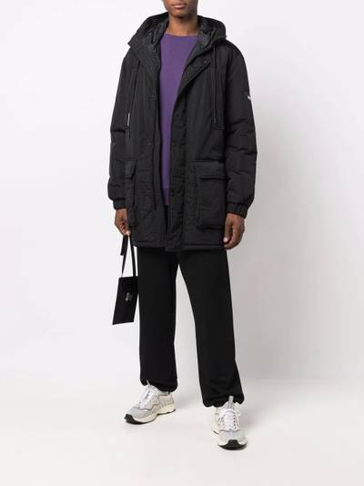 MSGM padded hooded coat outlook