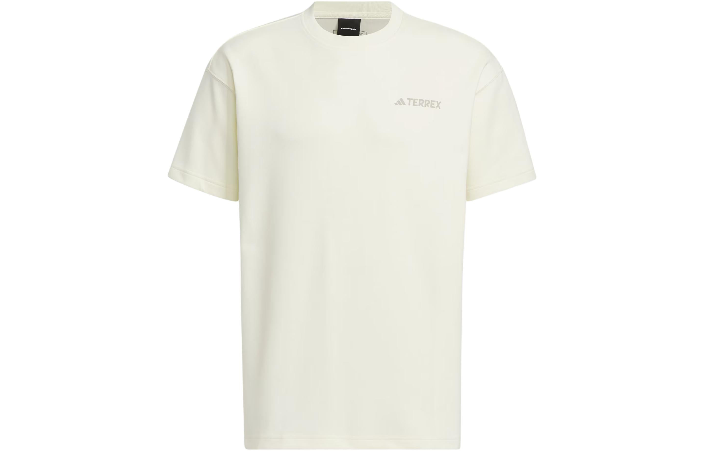 adidas National Geographic AEROREADY Graphic Tee 'Beige' IS9514 - 2