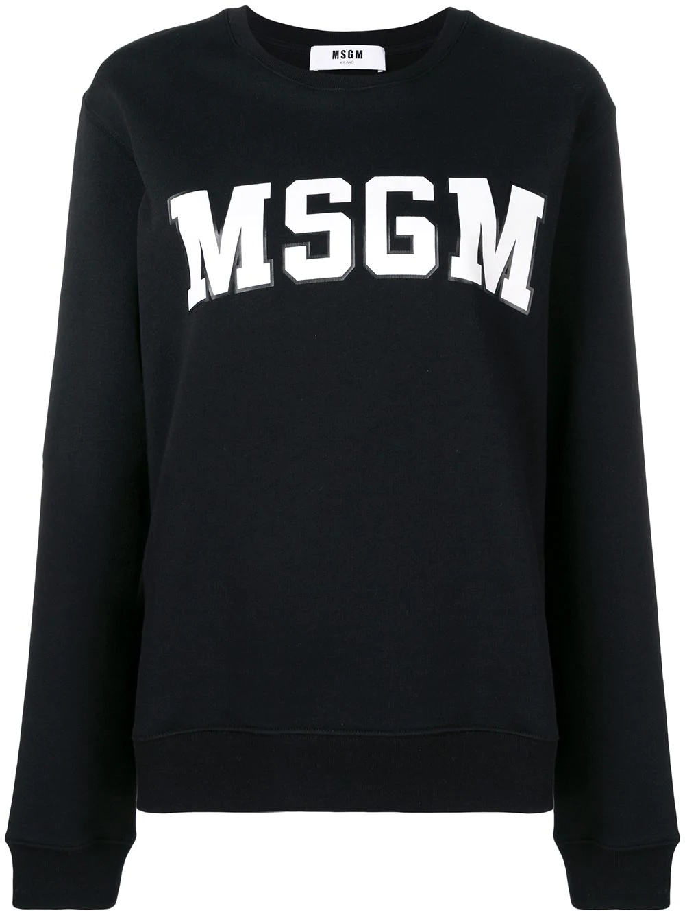 logo print sweatshirt - 1