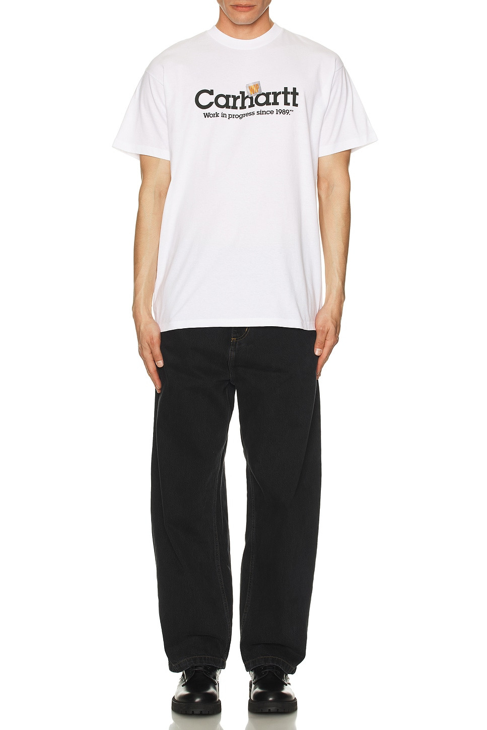 S/S Label Script T-Shirt - 4