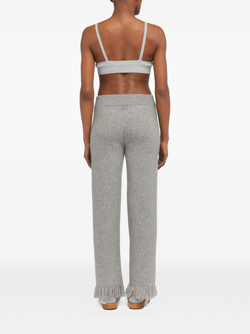 Finest fringed-hem trousers - 4