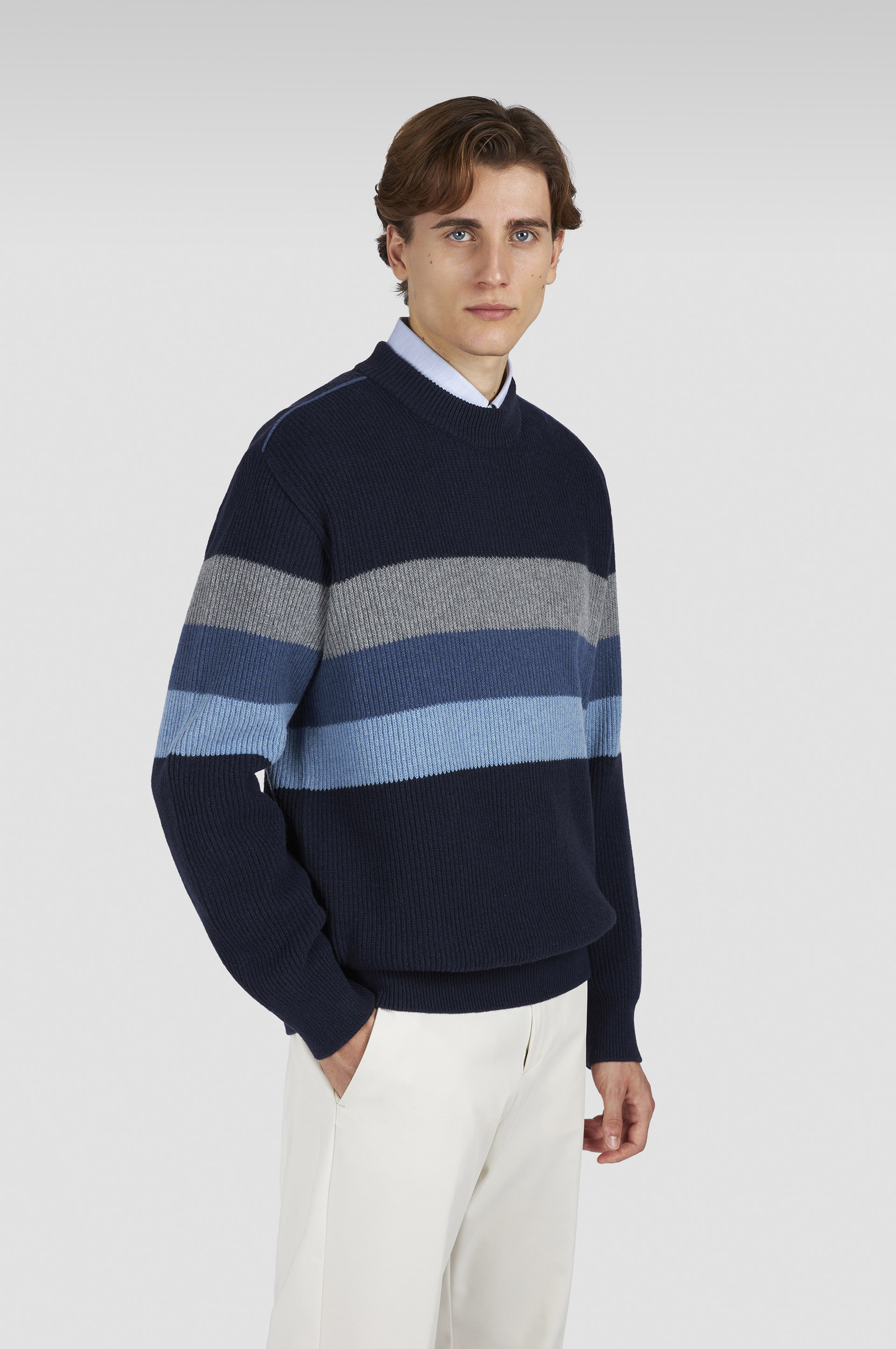 RE-WOOL CREWNECK SWEATER - 6