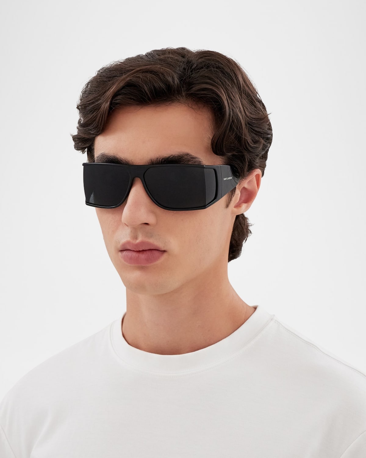 Men's SL 806M Plastic Rectangle Sunglasses - 4