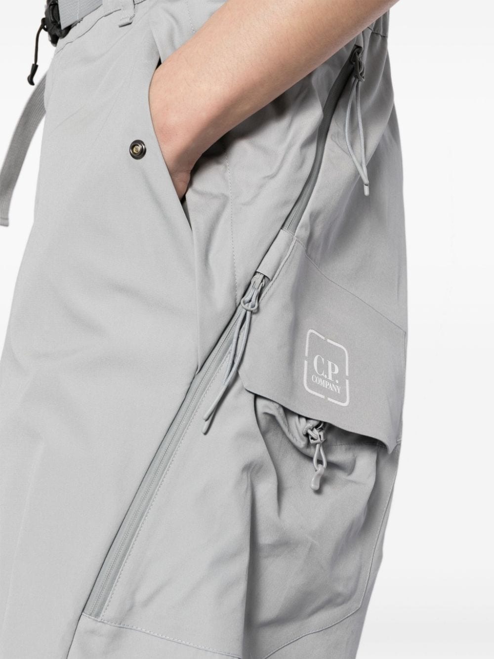 Metropolis Series belted cotton trousers - 5