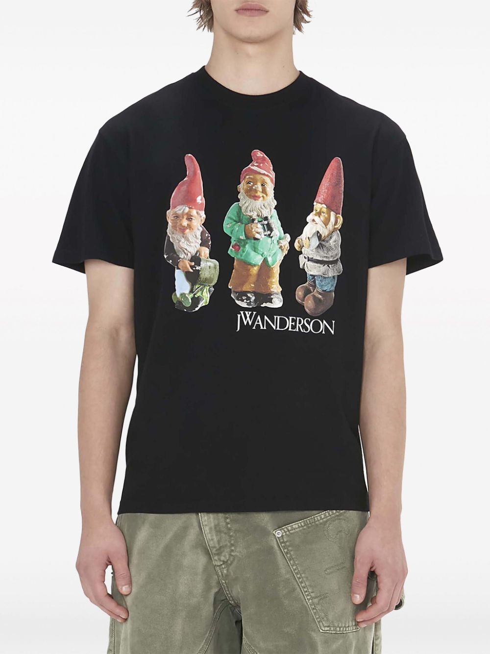 Gnome Trio-print cotton T-shirt - 3
