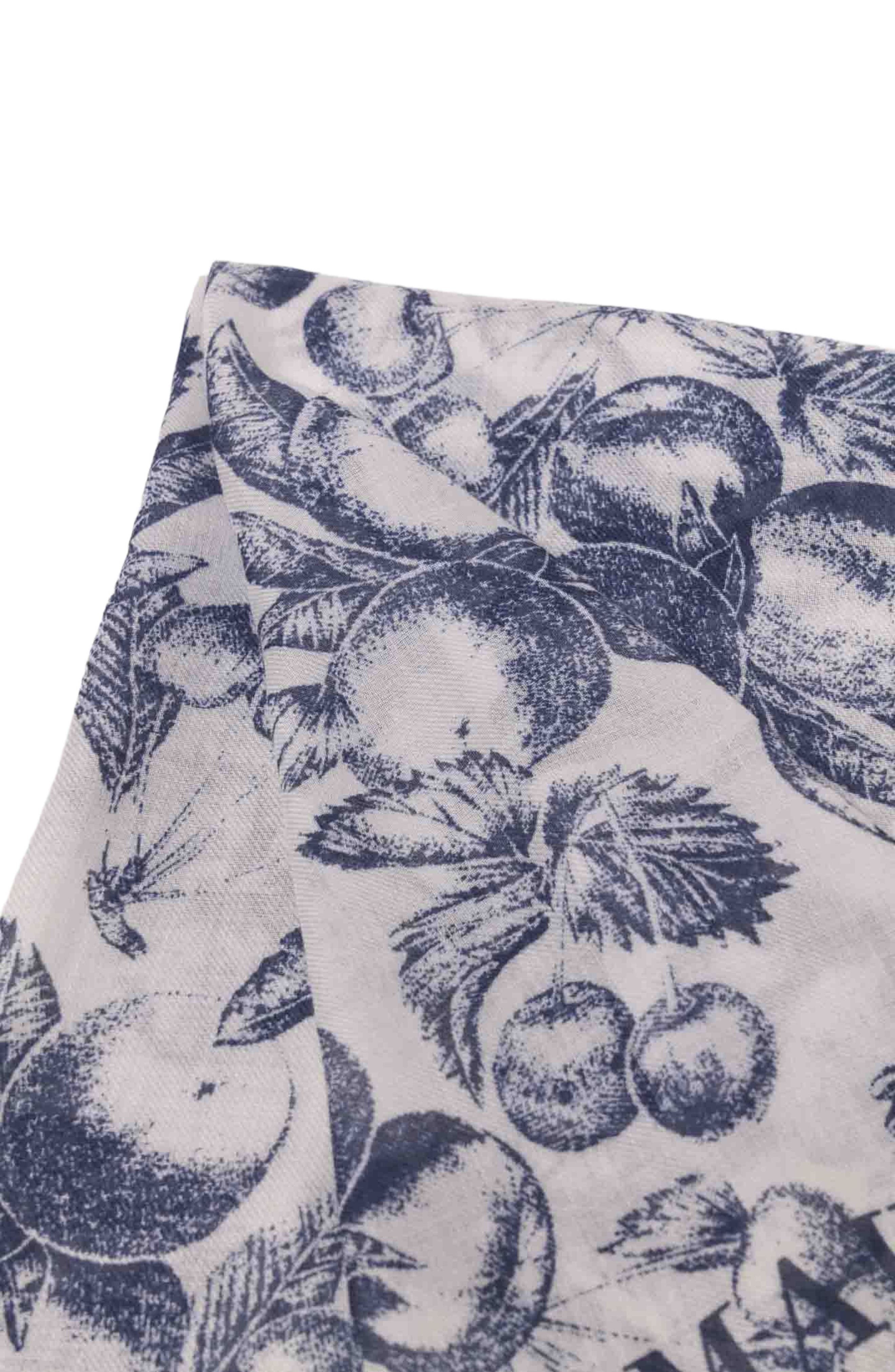 maje Fruit print shawl in Blue Fruits Print at Nordstrom - 4